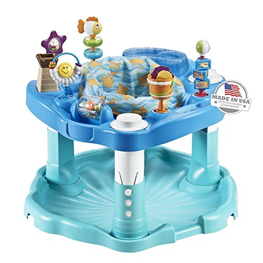 3. Evenflo Exersaucer Activity Saucer, Beach Baby