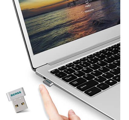 Benss USB Fingerprint Reader For Windows 10 Biometric Key