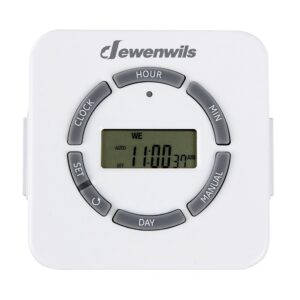  Dewenwils Indoor Plug in Timer Plug In 7 Day Programmable Digital Timer 