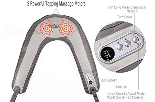Tapping Neck and Shoulder Percussion Massager with Heat