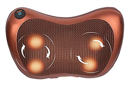 TD Design 4 Deep-Kneading Massage Nodes Neck and Back Massage Pillow 