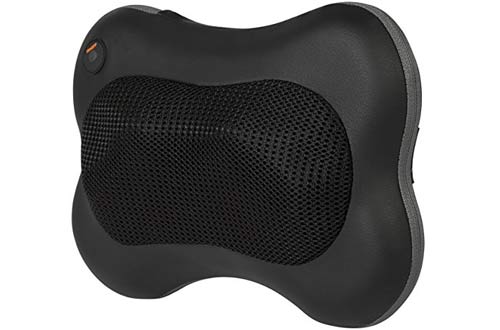 Shiatsu Pillow Massager Heated Neck Back Adjustable Strap