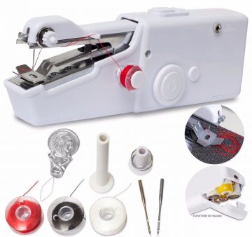 Portable Sewing Machine, Mini Sewing Professional Cordless Sewing Handheld Electric Household Tool