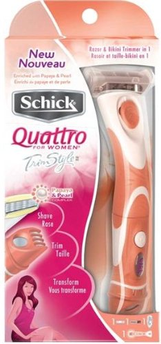 Schick Quattro For Women Trimstyle Razor & Bikini Trimmer