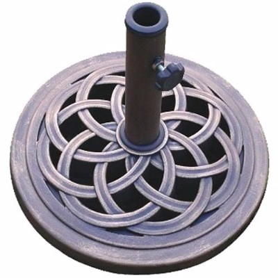 #1 DC America UBP18181-BR 18-Inch Cast Stone Umbrella Base