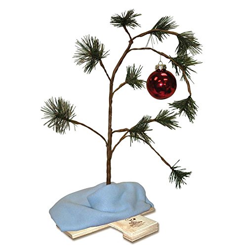 Product Works 14211 Charlie Brown Musical Christmas Tree with Linus's Blanket Holiday Décor, Classic Ornament