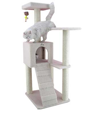 3. Cat Tree Furniture Condo, Height 50 Inch to 60 Inch by Armarkat