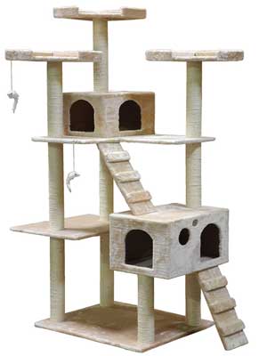 5. Best Cat Tree House by Go Pet Club