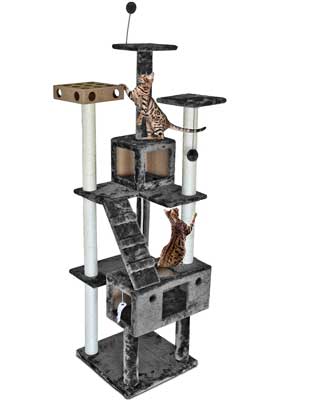 6. Tiger Tough Cat Tree House Furniture for Cats and Kittens by FurHaven