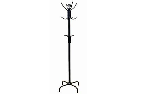 Black Metal Coat Jacket Purse Rack