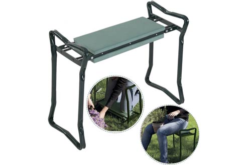 Folding Sturdy Garden Kneeler Gardener Kneeling Pad & Cushion Seat
