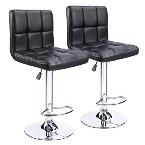 Homall Modern PU swivel Adjustable Bar Stools