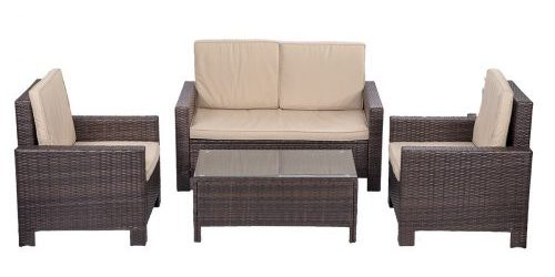 Outdoor Patio Sofa Set-Outdoor Patio Sofas